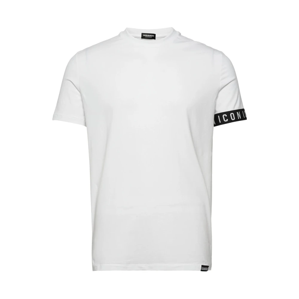 Dsquared2 Icon Ronde Hals T-Shirt White Heren