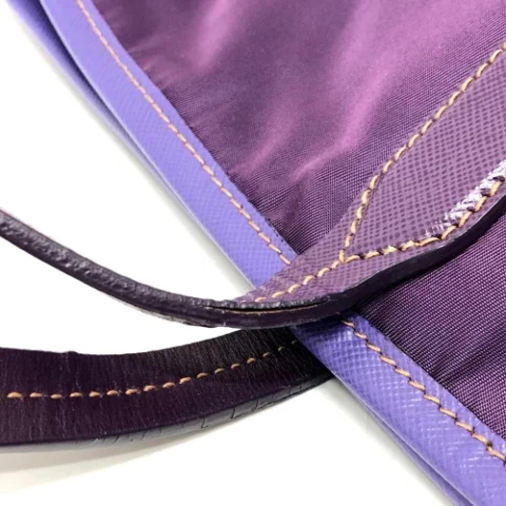 Prada Vintage Pre-owned Fabric totes Purple Dames