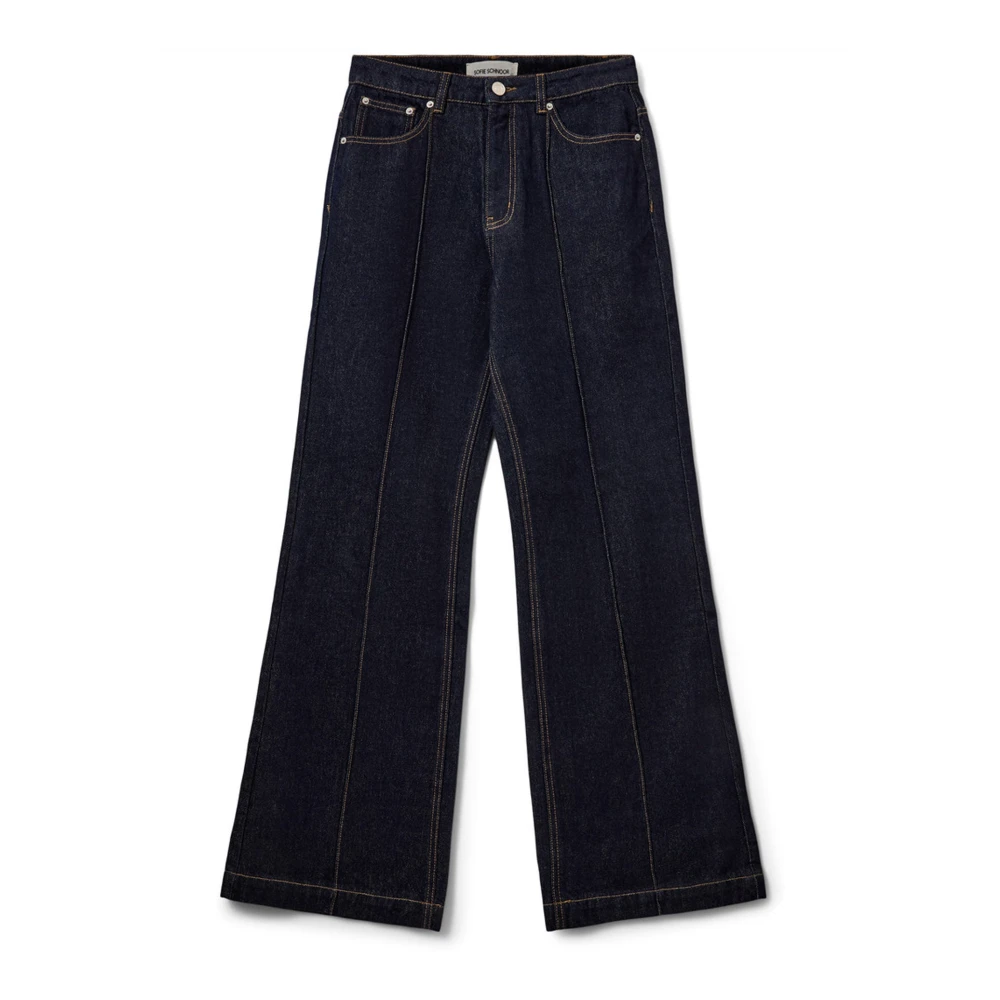 Sofie Schnoor Black Wide Jeans - Female - Wide Jeans - Xs - Jeans