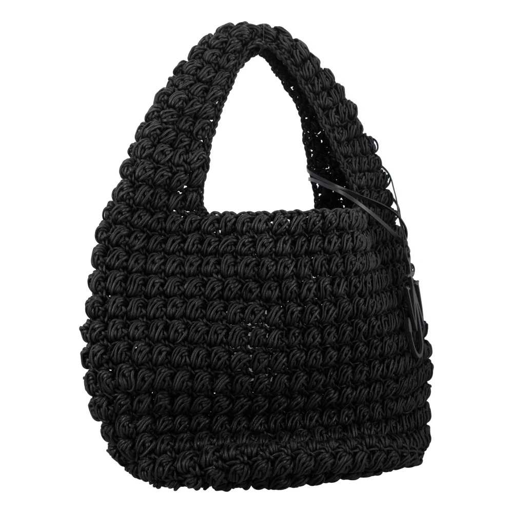 JW Anderson Popcorn Mandje Tas Black Dames