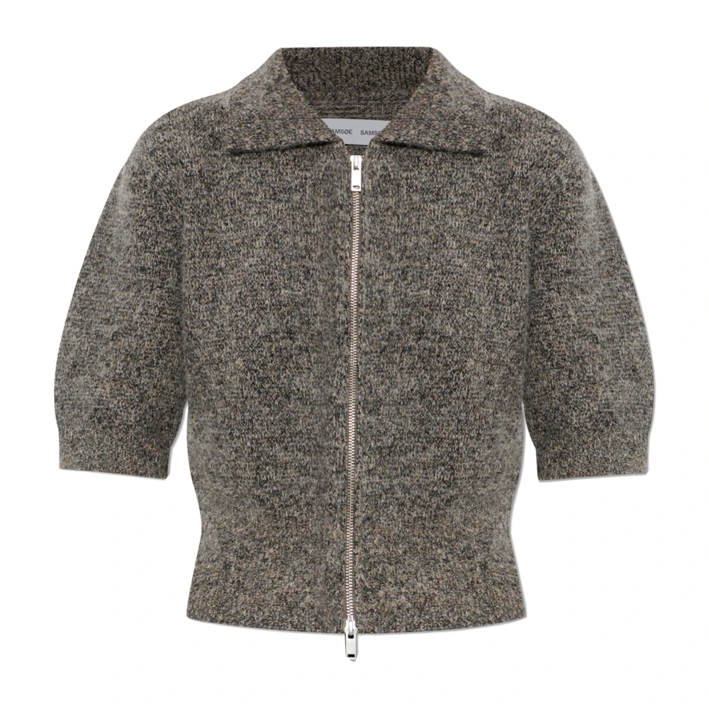 Samsøe Samsøe Cardigans, Female, M, Sakelsie Cardigan Gray