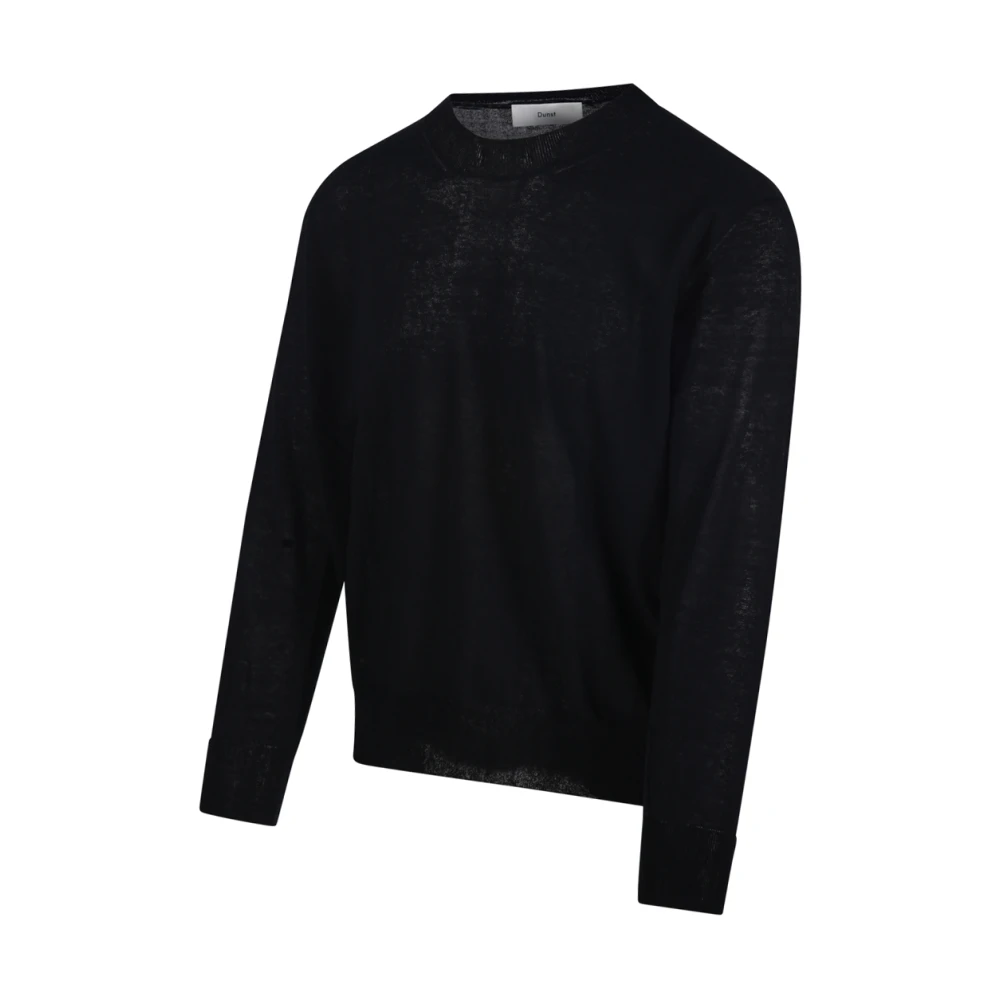Dunst Zwarte Crew Neck Sweater Black Heren