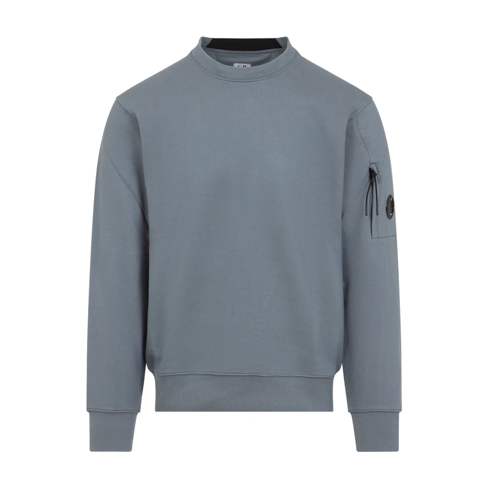 C.p. Company Men's Grey Sweatshirt With Zip Pocket