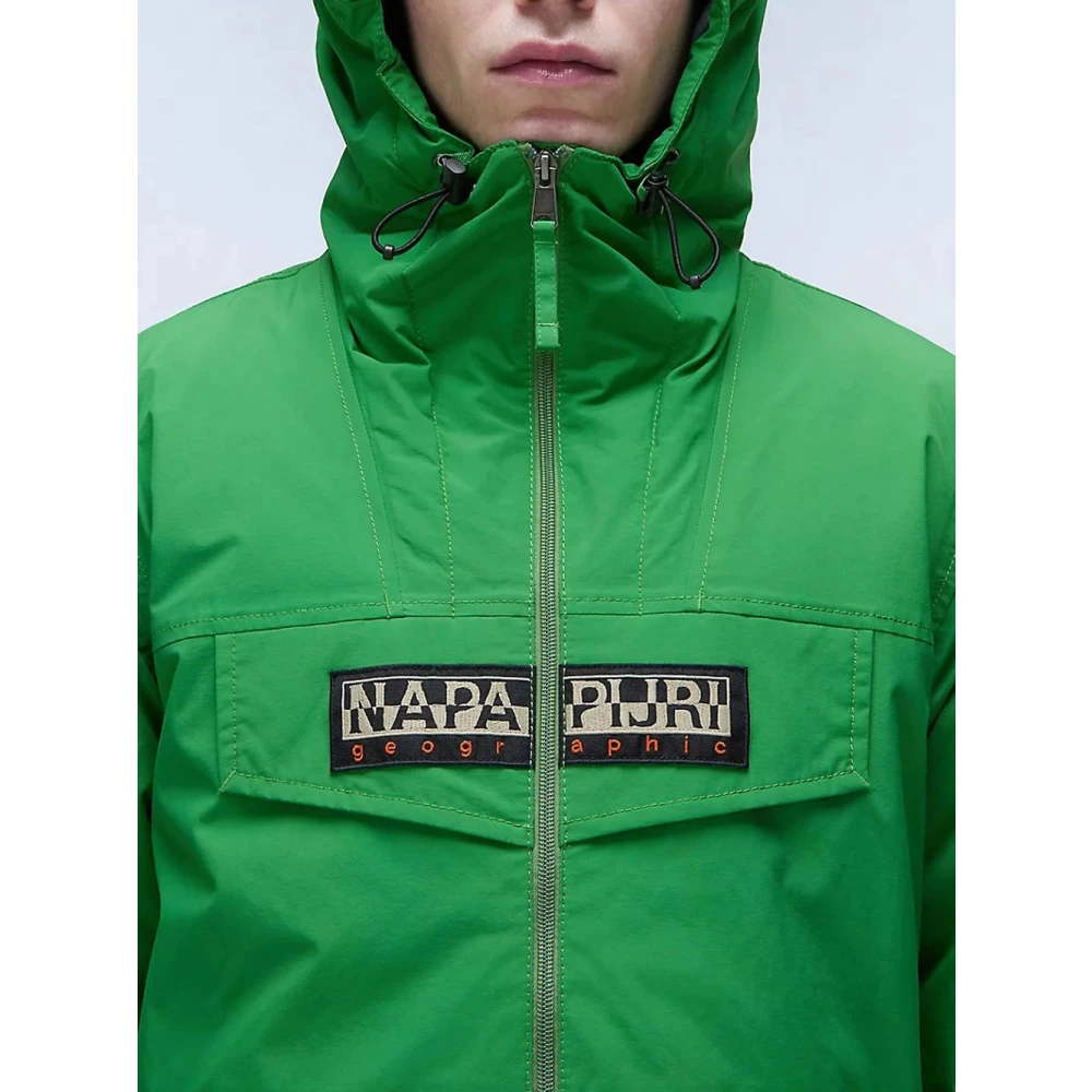 Napapijri Groene Kelly Winterjas Waterdicht Rits Green Heren