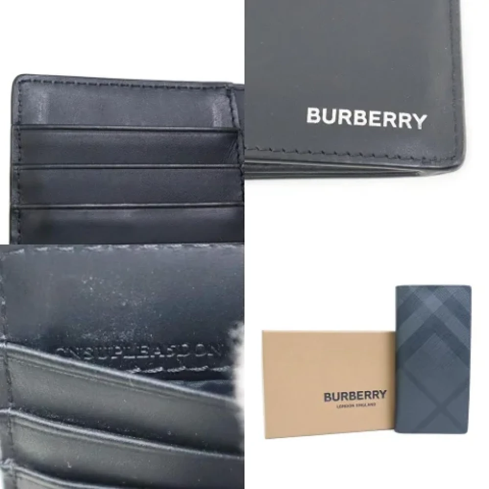 Burberry Vintage Pre-owned Canvas wallets Black Dames