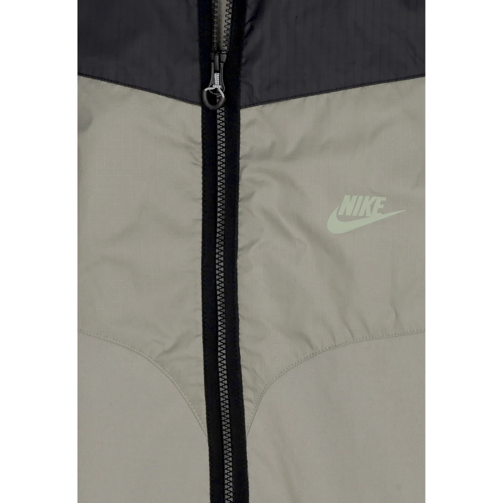 Nike Ademende windjack met capuchon Gray Heren
