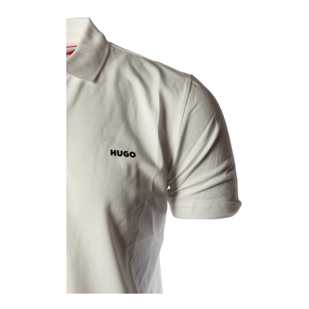 Hugo Boss Slim Fit Polo Shirt Wit Heren White Heren