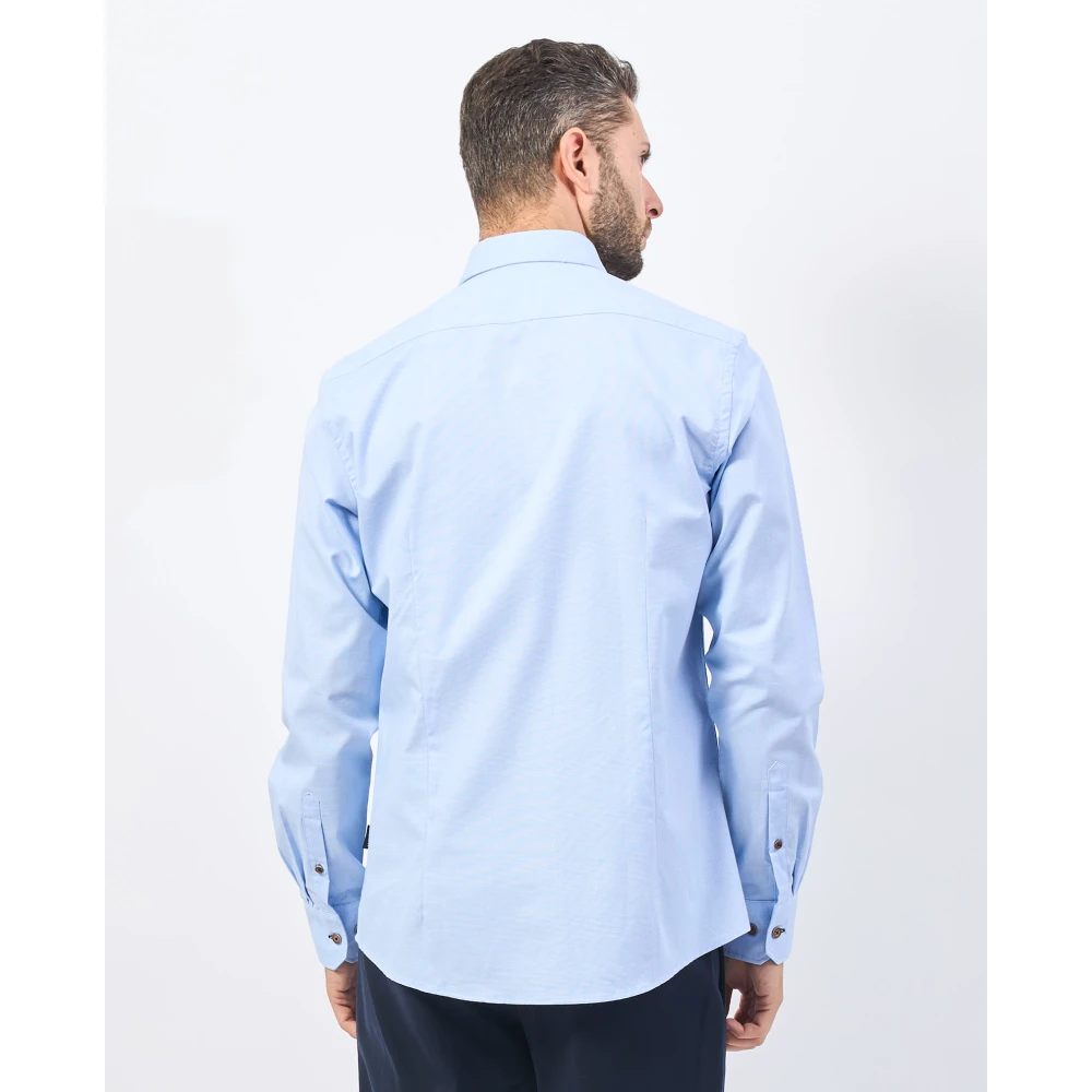 Bugatti Heldere Blauwe Klassieke Overhemd Blue Heren