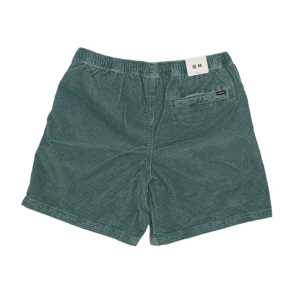 Element Cord Walkshort Shorts Green Heren