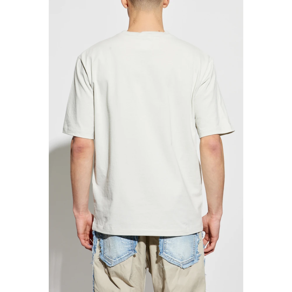 Dsquared2 T-shirt met bedrukt logo Gray Heren