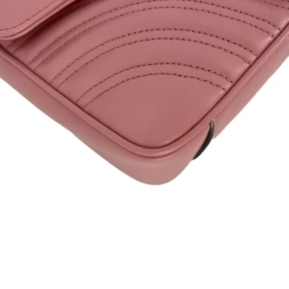 Gucci Vintage Pre-owned Leather handbags Pink Dames