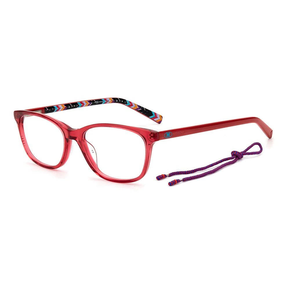 M Missoni Women's Red Glasses, One Size, Mmi 0008 Optical Frame