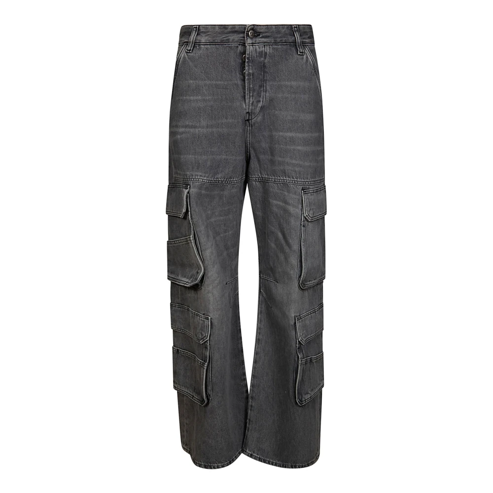 Diesel Cargo Style Denim Jeans Blue Dames