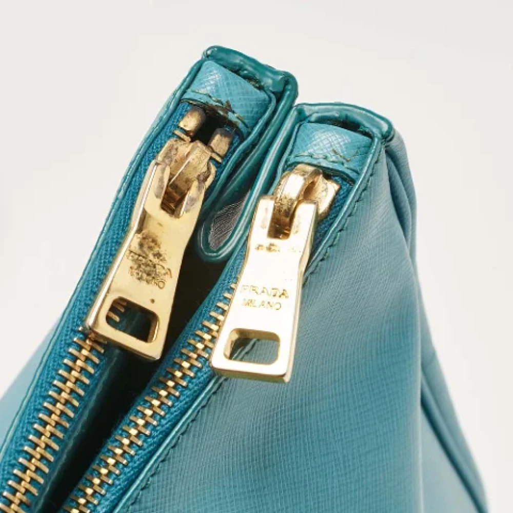 Prada Vintage Pre-owned Leather totes Green Dames