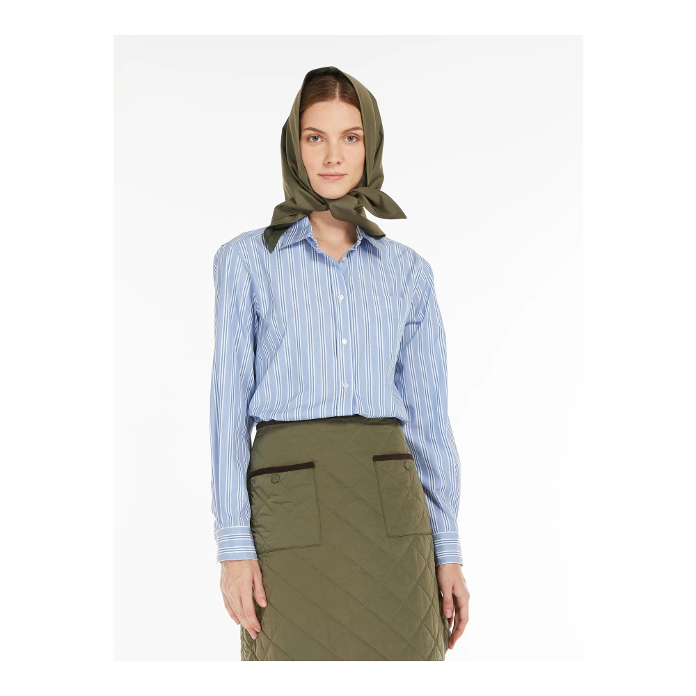 Max Mara Weekend Blouse Bahamas Blue Dames
