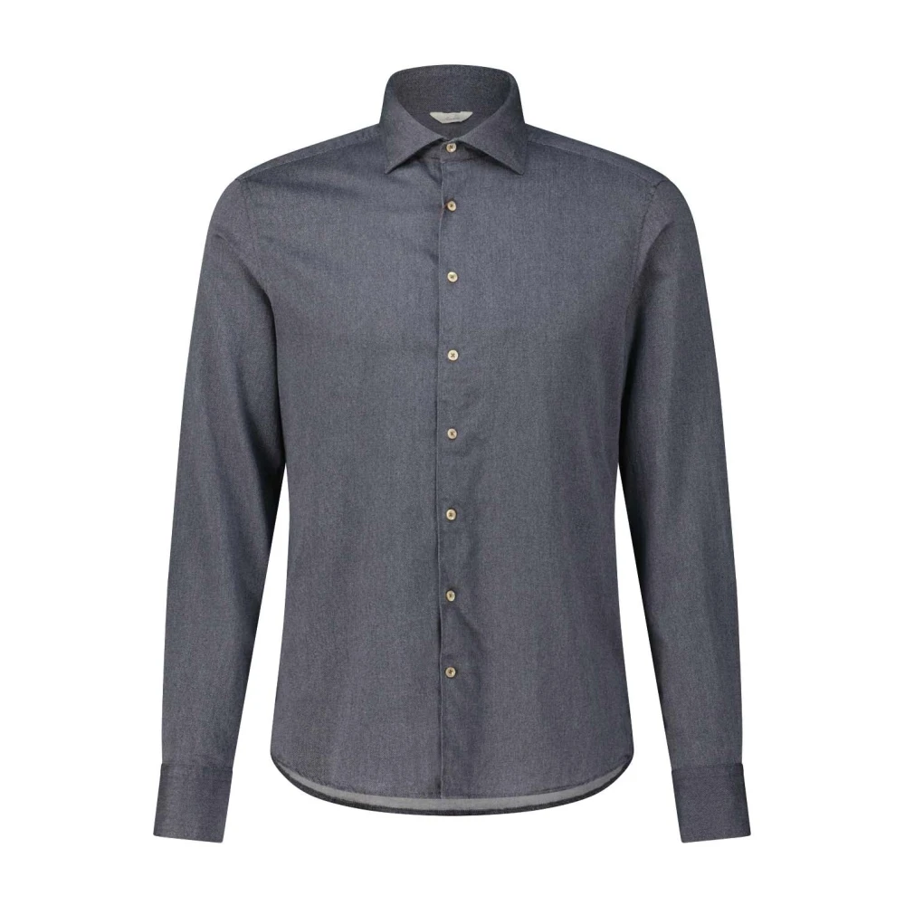 Stenströms Katoenen Overhemd Stijlvolle Dagelijkse Look Gray Heren