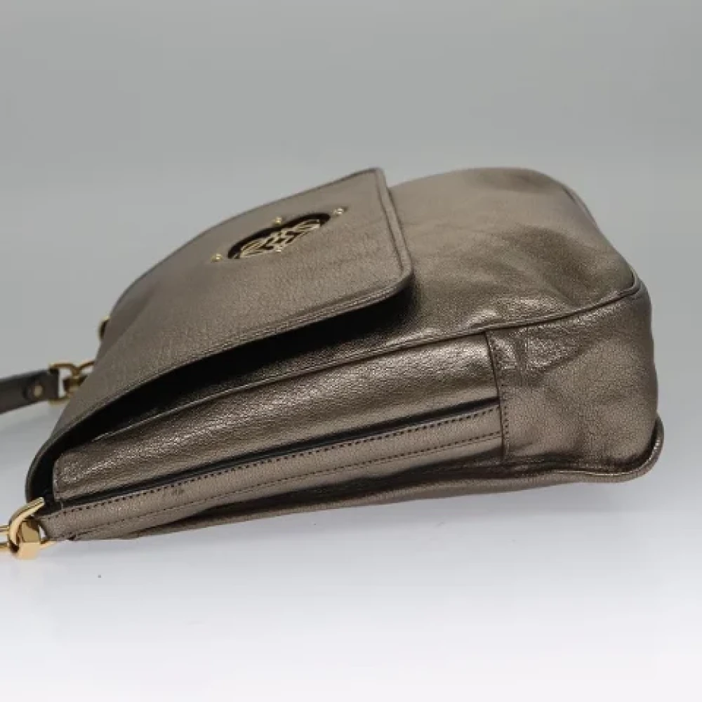 Loewe Pre-owned Leather handbags Brown Dames