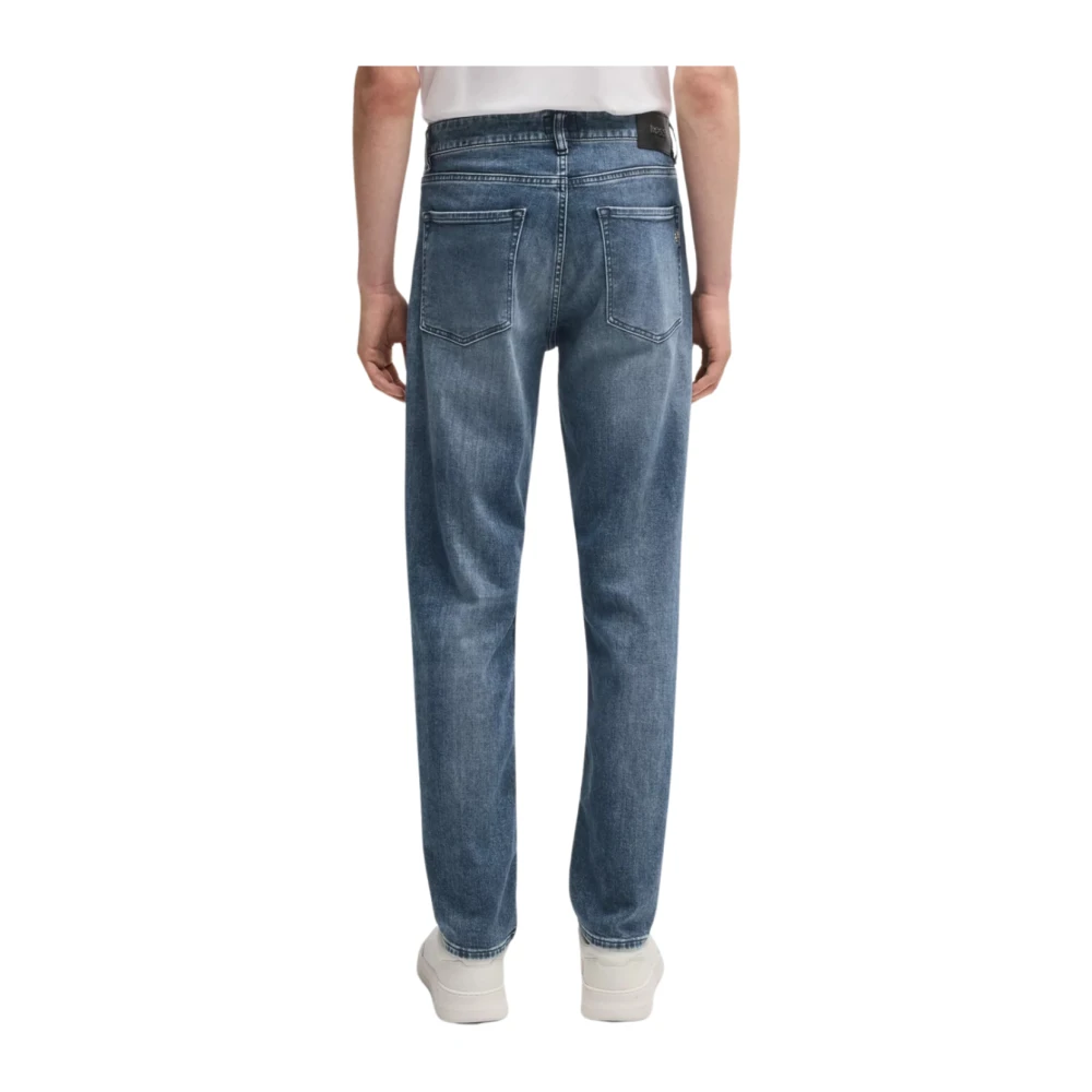 Boss Navy Denim Jack Blue Heren