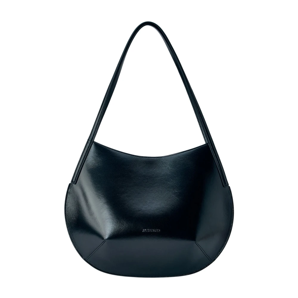 Jil Sander Donna Nero - Kante Shoulder Bag, Size: One Size - Immagine 3