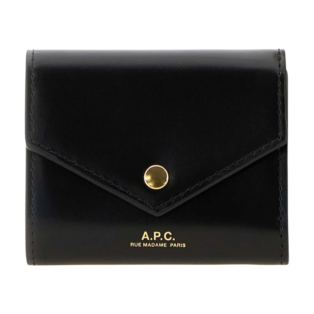 A.p.c. Women's Black Wallets & Cardholders, One Size, Envelope Coin Purse
