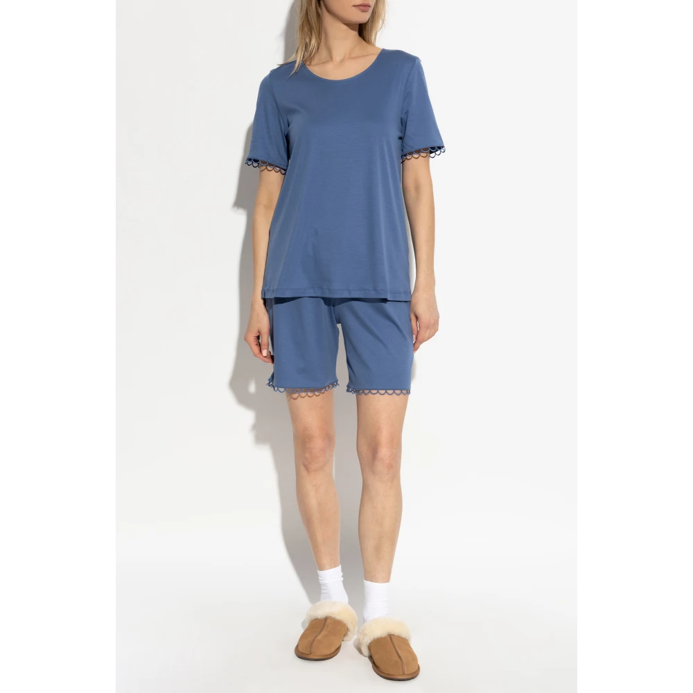 Hanro Pyjama's Anouk Blue Dames