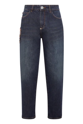 Jeans Mom Fit Paisley