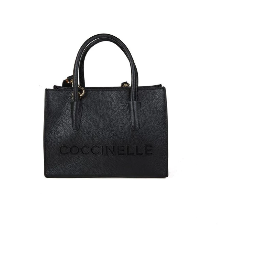 Coccinelle Myrtha26 Handbag Grained Leather - Female - Handbags - Black - One Size - Bags