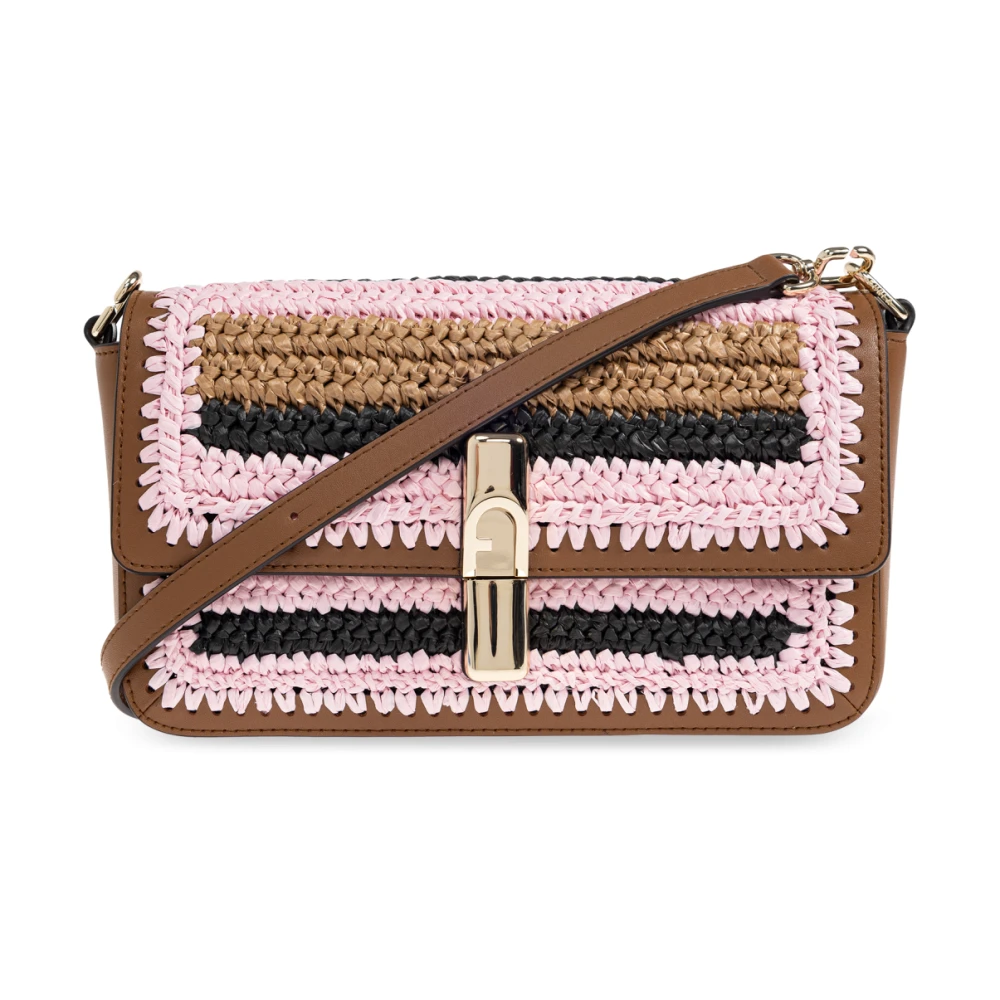 Furla Women's Pink Iride Small Shoulder Bag - Cross Body Bags - One Size - Bags