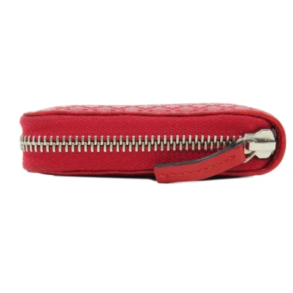 Gucci Vintage Pre-owned Leather wallets Red Dames