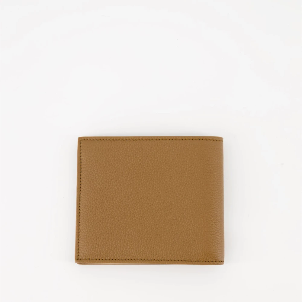 Saint Laurent Shadow Cassandre Portemonnee Brown Heren