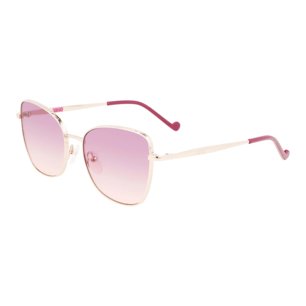 Liu Jo Unisex Pink Sunglasses, 52 Mm, Rose Gold Junior Sunglasses