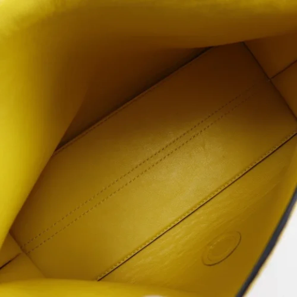 Loewe Pre-owned Leather shoulder-bags Yellow Dames