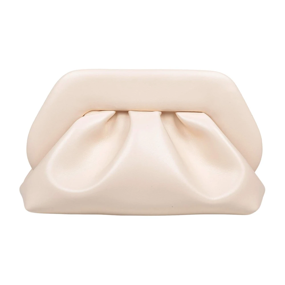 THEMOIRè Vegan clutch tas met verborgen magnetische sluiting Beige Dames