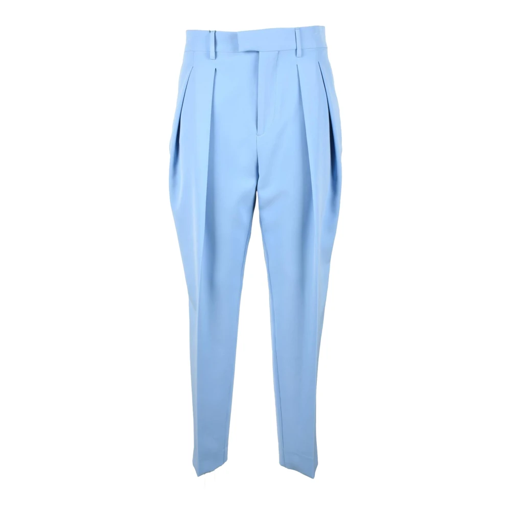 Berwich Elegante Stretch Broek Blue Dames