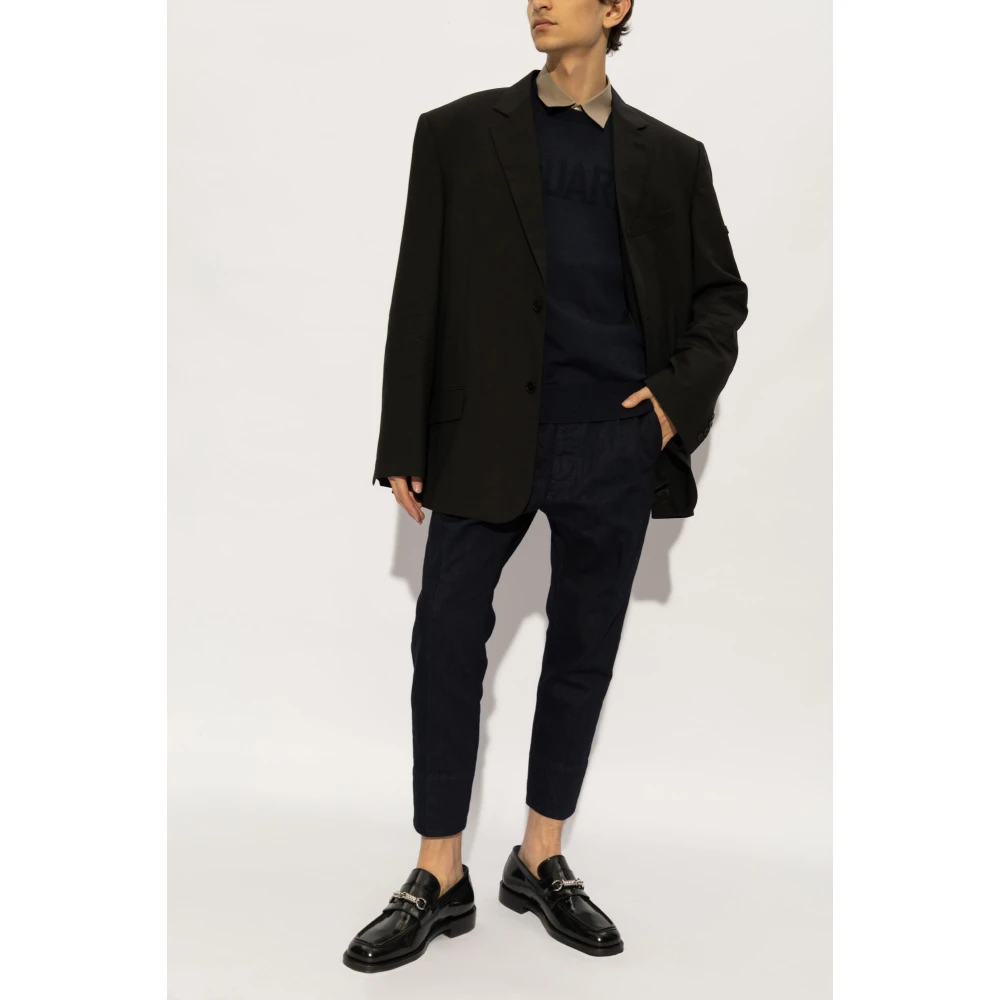 Dsquared2 Wollen trui Blue Heren