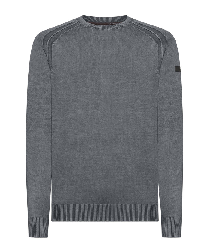 maille-tricotee-a-col-rond