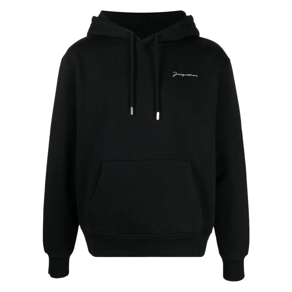 Jacquemus Luxe Geborduurd Sweatshirt Black Heren