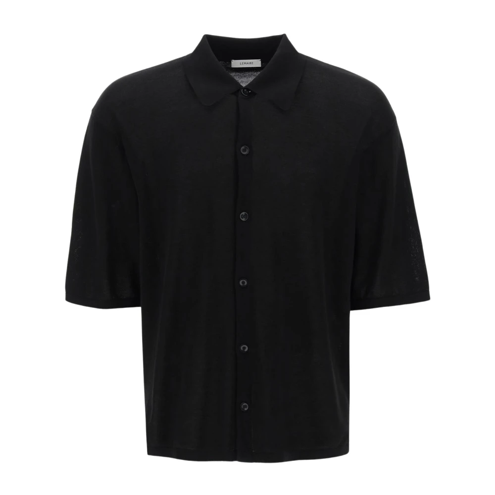 Lemaire Zwarte T-shirts en Polos Black Heren