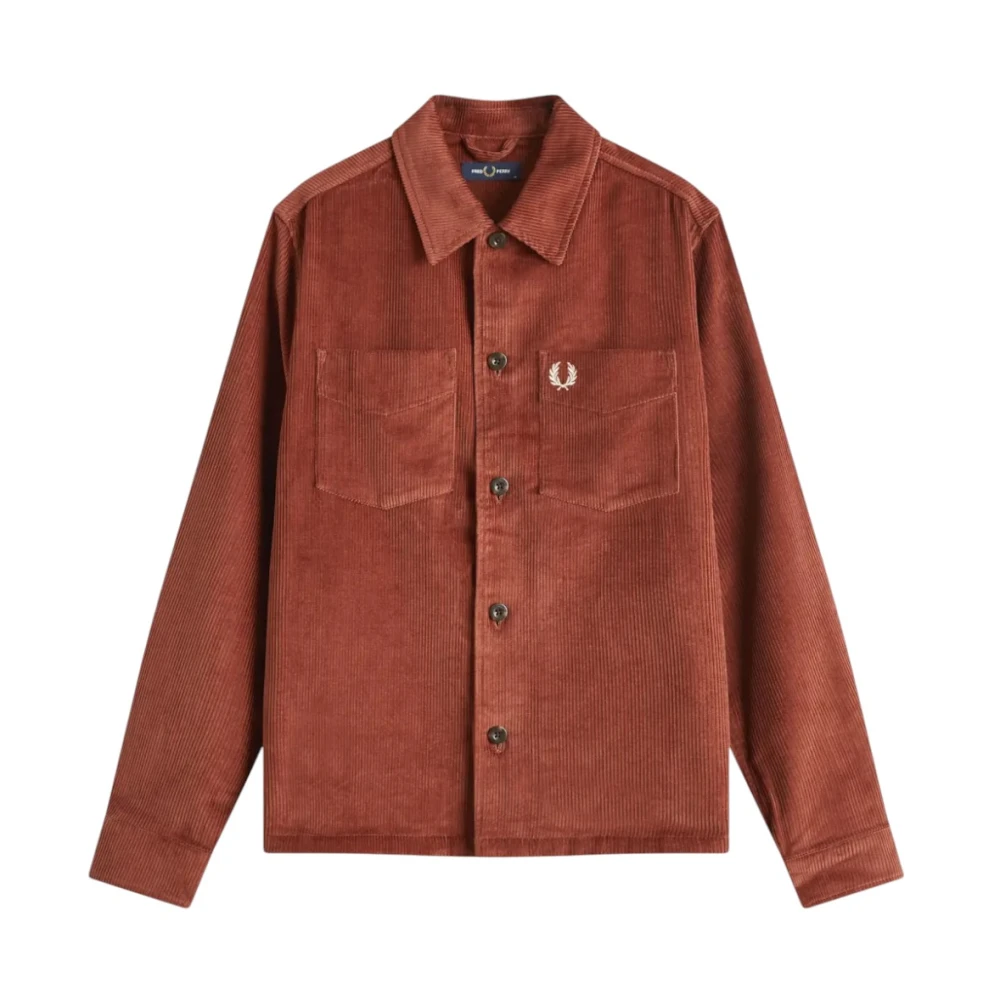 Fred Perry Stijlvolle Shirt voor Mannen Brown Heren