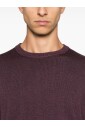 bordeaux-pull-col-rond-effet-lave