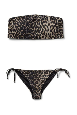 Ljusbrun Leopard Bikini