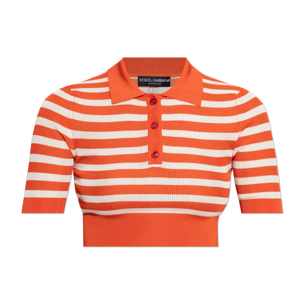 Dolce & Gabbana Donna Arancione Top, S, New,