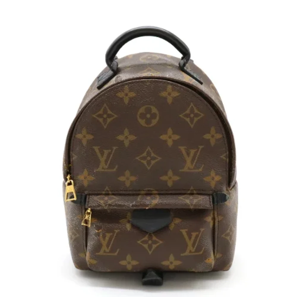 Louis Vuitton Vintage Pre-owned Canvas backpacks Brown Dames