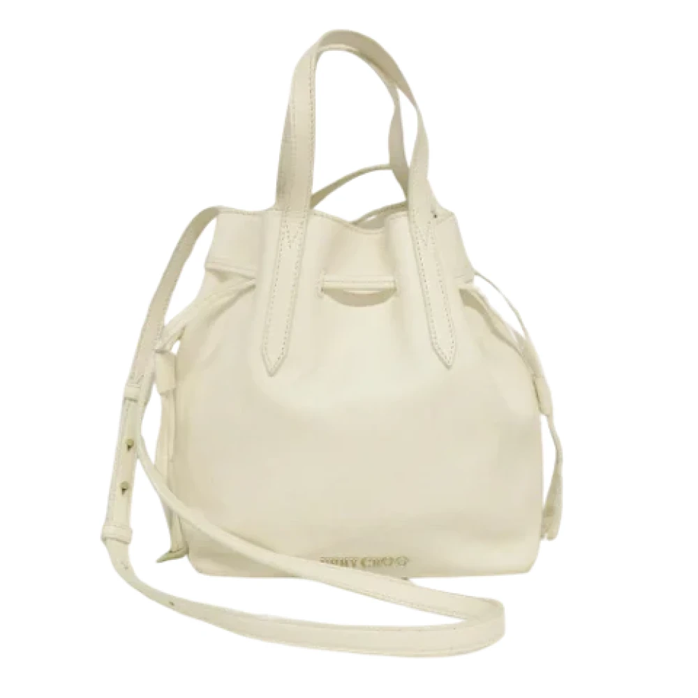 Jimmy Choo Pre-owned Leather handbags White Dames