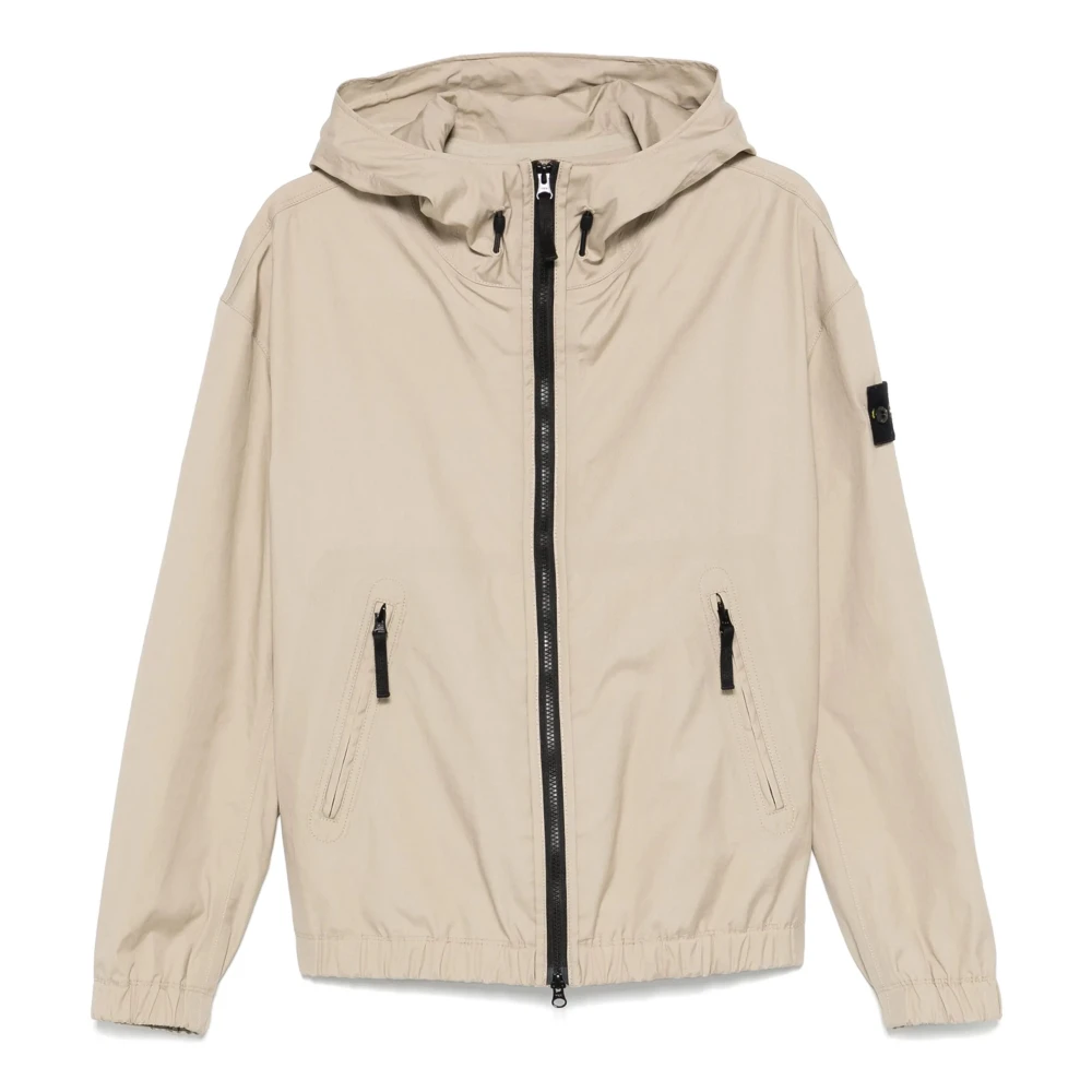 Stone Island Beige Winterjassen voor Mannen Beige Heren