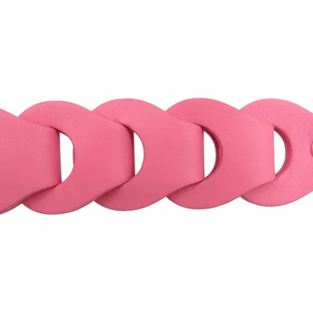 Bottega Veneta Vintage Pre-owned Leather key-holders Pink Dames
