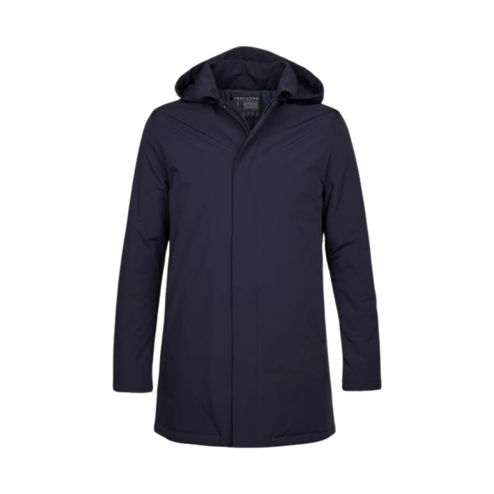 Profuomo Winterjas met Stijl en Functionaliteit Black Heren