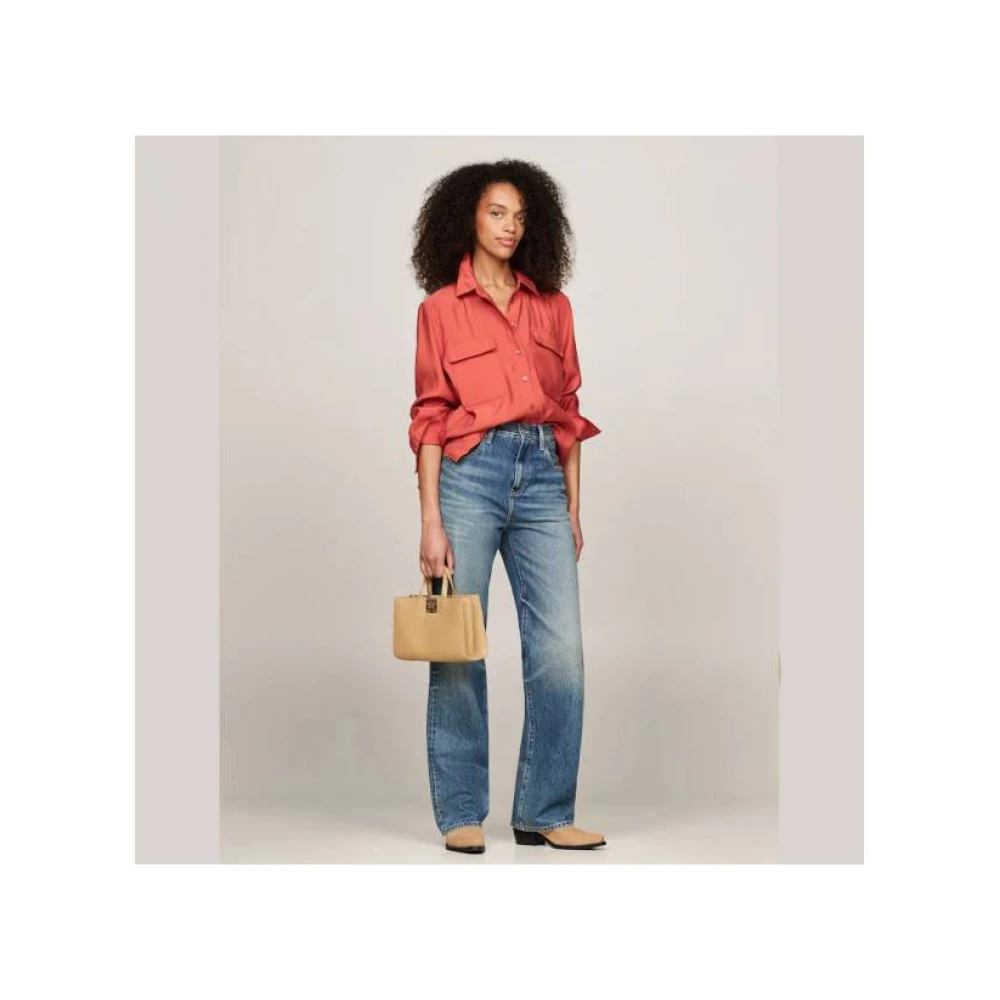 Tommy Hilfiger Stijlvolle Tas voor Vrouwen Beige Dames