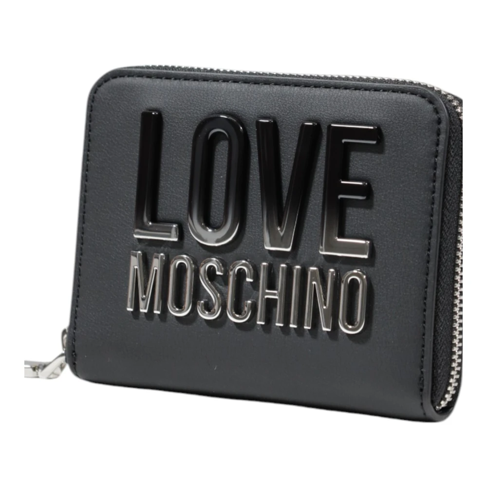 Love Moschino Lente Zomer Dames Middel Portemonnee Gray Dames