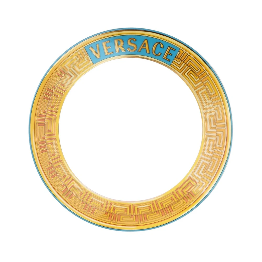 Versace Blauw Plat Bord Blue Unisex